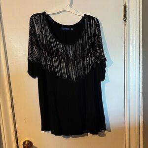 Apt 9 1x Black Women’s Top